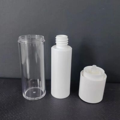 Güneş Koruyucu Krem Kabı 30 ml Sıkma Pompası Güneş Koruyucu Şişe Kozmetik Yumurta Şekli Plastik Özel Boş Güneş Koruyucu Beyaz