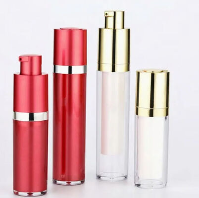 Plastik PP Boş Kozmetik Havasız Pompa Losyon Serum Şişe K25-1 10ml 15ml