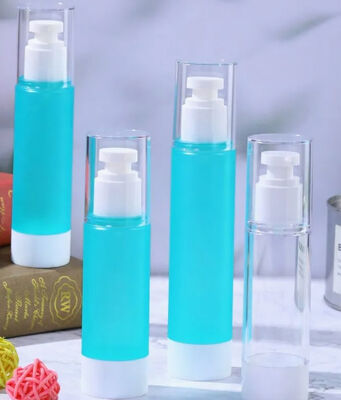Plastik PP Boş Kozmetik Havasız Pompa Losyon Serum Şişe K25-1 10ml 15ml