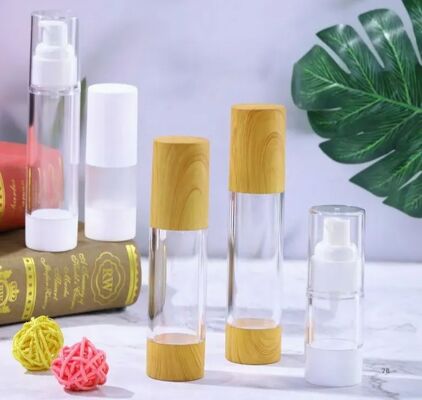 Cilt Bakım Kremi Serum Losyonu için Kozmetik Plastik Vakumlu Havasız Şişe