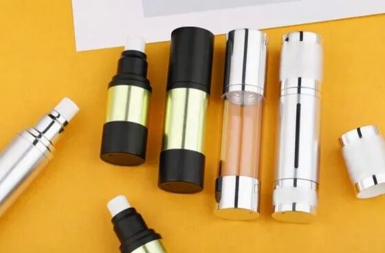 Cilt Bakım Kremi Serum Losyonu için Kozmetik Plastik Vakumlu Havasız Şişe