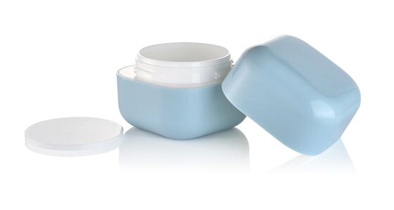 30g Toptan Satış Kozmetik Deri Bakım PP Plastik Kare Kavanoz Krem