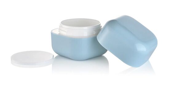 30g Toptan Satış Kozmetik Deri Bakım PP Plastik Kare Kavanoz Krem