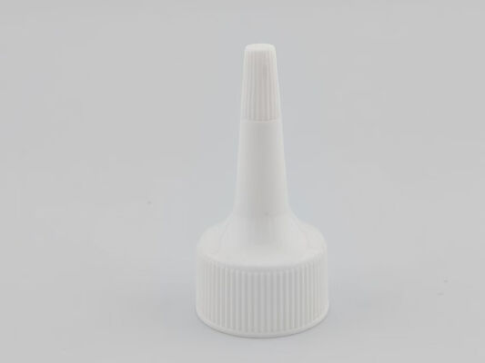 Şişe dağıtıcı kapağı 24 mm Beyaz Dibli Kapama vida kapağı