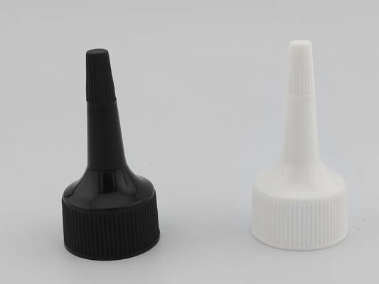 Şişe dağıtıcı kapağı 24 mm Beyaz Dibli Kapama vida kapağı