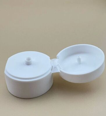 Plastik şişeler için çift duvarlı Flip Top vida kapağı 24 mm plastik