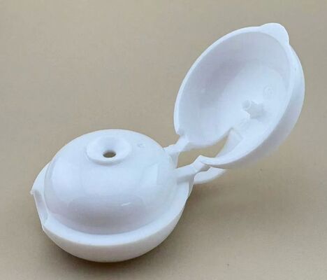 Beyaz Kozmetik Şişe Kapağı 28mm Şişe Kapağı Yuvarlak Plastik El yıkama sıvısı için