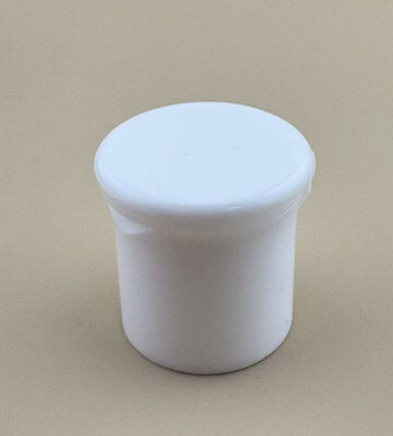Beyaz Kozmetik Şişe Kapağı 28mm Şişe Kapağı Yuvarlak Plastik El yıkama sıvısı için