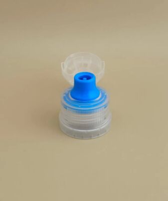 Güzel Tasarım Cilt Bakım Şişeleri için Açık Plastik Yuvarlak Dibli Kapak