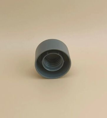 Kozmetik şişeler için gri plastik pürüzsüz mat kapağı