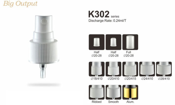 Plastik PP Parfüm Sis püskürtücüsü 20/410 Fine Mist Sprayer K302
