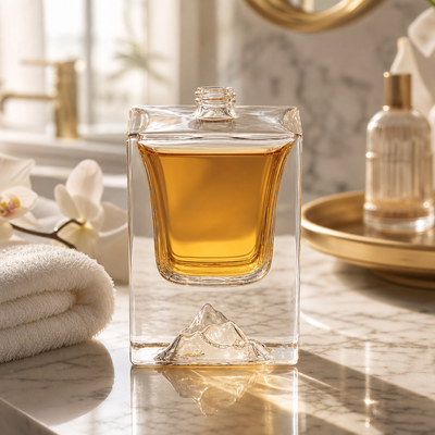 Yüksek Kaliteli Süper Temizle Boş Parfüm Cam 50ml Şişeler Cam Parfüm Şişesi