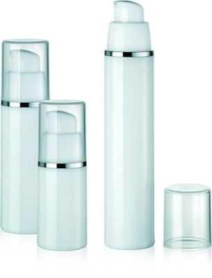 Çok Sahneli Dayanıklı Havasız Dispenser 50 Ml, K1309 Toksik Olmayan Hava Pompası Kozmetik Şişeleri