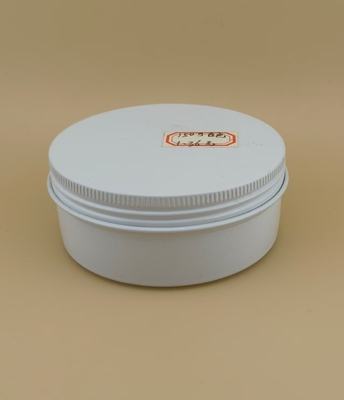 Krem Pompası İçin Vidalı Kapaklı Büyük Beyaz Alüminyum Kutu, Kozmetik Plastik PP, CRC Mümkün