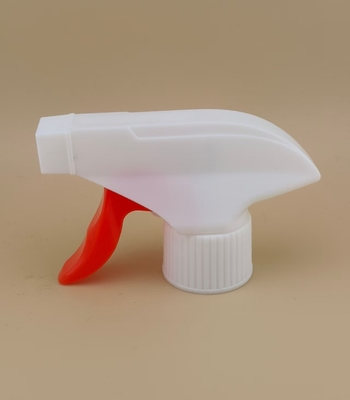 Kimyasal Endüstrisi için PP Plastik Beyaz Tetik Pompası Püskürtücü Kırmızı Düğme K101-8
