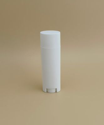 ISO9001 ISO14001 Sertifikalı Plastik Beyaz Küçük Elips Yumuşak Dudak Balsamı Paketleme Dudak Rengi için İdeal Kozmetik Kaplar
