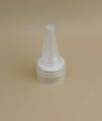 Boya şişeleri için açık plastik ribbed jöle kapağı
